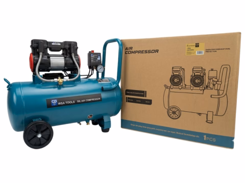 Compresor de aire silencioso 50 litros 110V Colombia