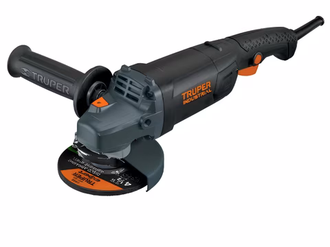 Pulidora angular industrial 4-1/2 pulgadas 1250W Truper para corte y desbaste en Colombia