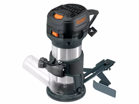Ruteadora compacta 710W Truper collet 1/4 pulgada para perfilado de cantos en madera en Colombia