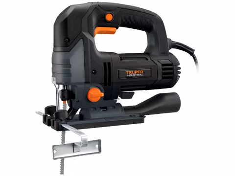 Sierra caladora 750W Truper con acción pendular para cortes rectos y curvos en Colombia