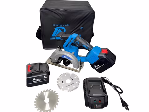 Sierra circular de mano 6 pulgadas inalámbrica Wtools para corte de madera y baldosa en Colombia
