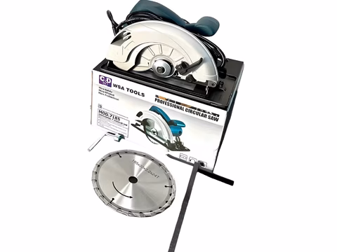 Sierra circular de mano eléctrica 7 pulgadas Wtools para corte de madera en Colombia