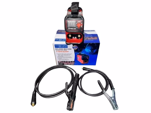 Soldador inversor MMA 220A Wtools 110/220V con pantalla digital para uso profesional en Colombia
