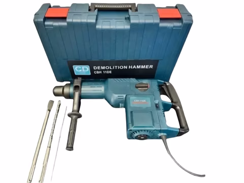 Taladro demoledor minero Wtools 110V 1.500W 250rpm para trabajos mineros y construcción pesada en Colombia