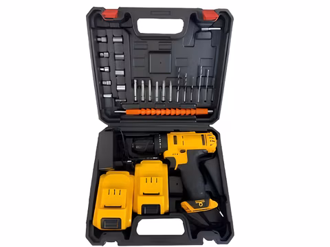Taladro percutor inalámbrico 24V WT con cargador de base para perforación en concreto en Colombia