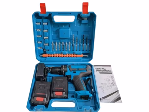Taladro percutor inalámbrico 24V WT con cargador tipo plug para perforación en concreto en Colombia