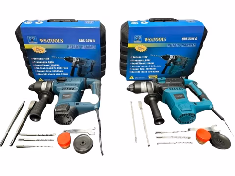 Taladro rotomartillo Wtools 1.500W mandril 32mm 800rpm para perforar concreto en Colombia