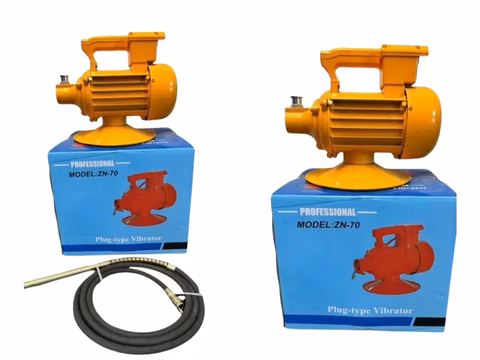 Vibrador de motor para concreto 110v con manguera Wtools para vaciados de concreto en Colombia